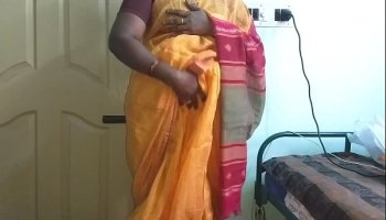 Horny Desi Saree Tease & Masturbation