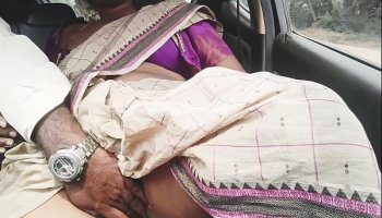 Saree Aunty: Long Drive Fucking