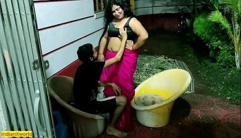 Super Hot Bhabhi Outdoor Sex Hindi